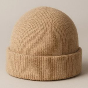 22 Soft Solid Beanie Hat Made from Merino Wool for Winter Warmth