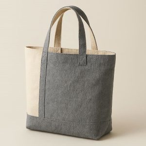 5 Reversible Canvas Tote Bag Two Colors in One for Double the Style
